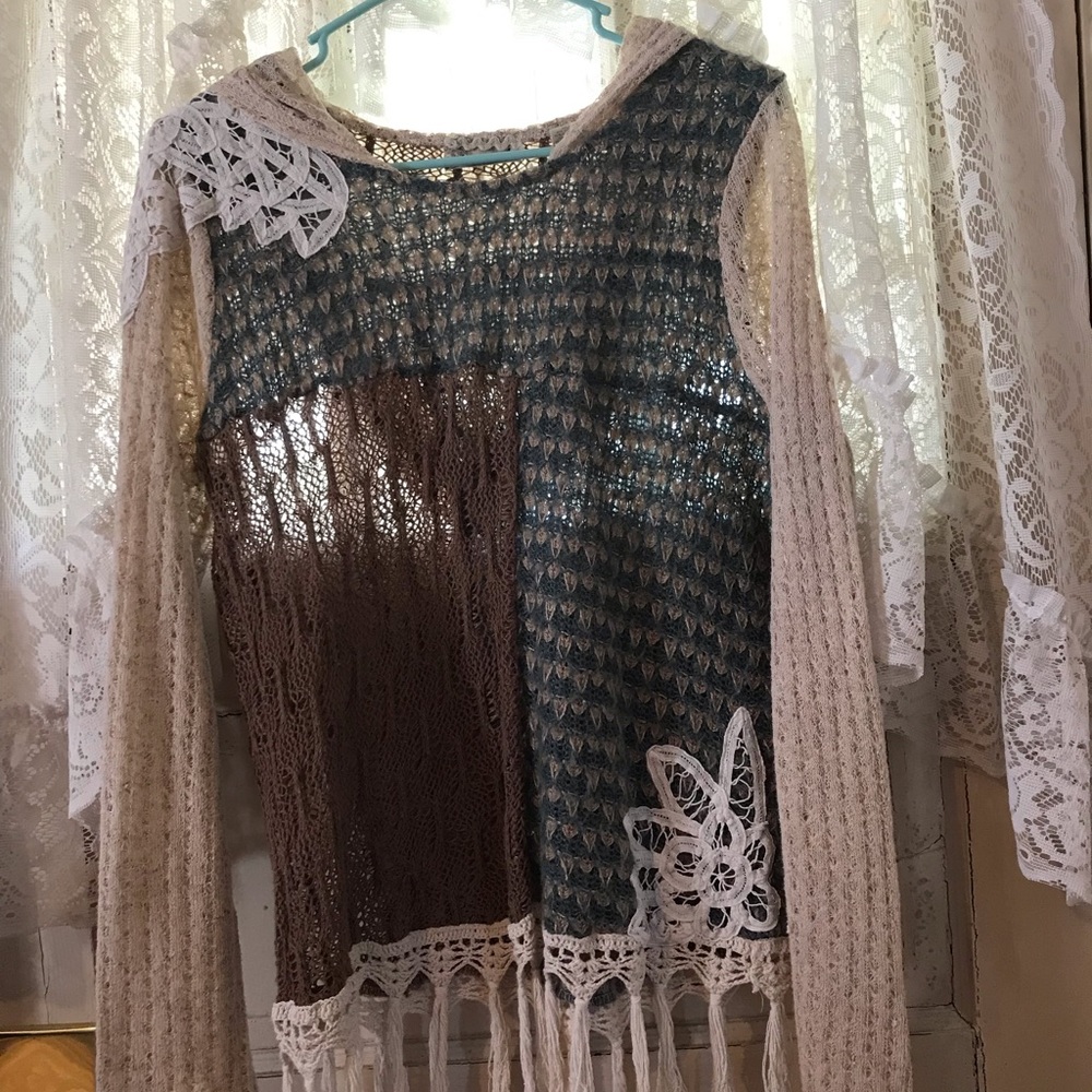 Patchwork Boho Gimmicks by Bke Sweater